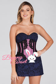 Jaslynn Lilac Waspie Corset