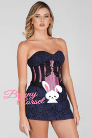 Jaslynn Lilac Waspie Corset