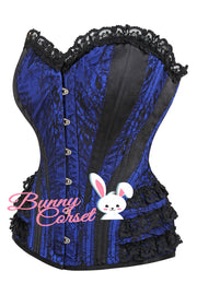 Risika Satin Lace Overlay Corset