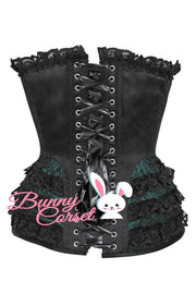 Risika Satin Lace Overlay Corset