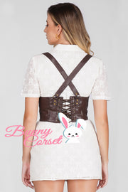 Olencia Faux Leather Corset Belt