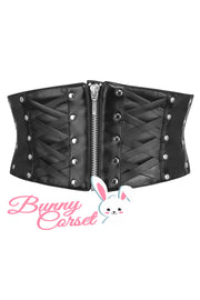 Devante Faux Leather Corset Belt