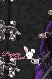 Chyna Steampunk Overbust Purple Corset