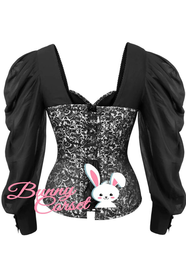 Lillian Overbust Brocade Corset