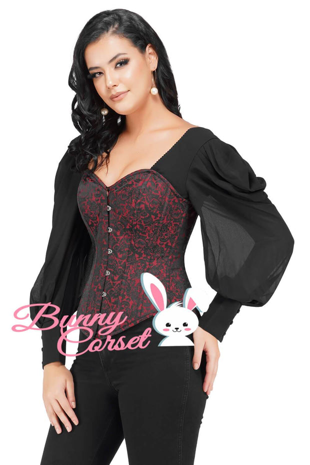 Lillian Overbust Brocade Corset