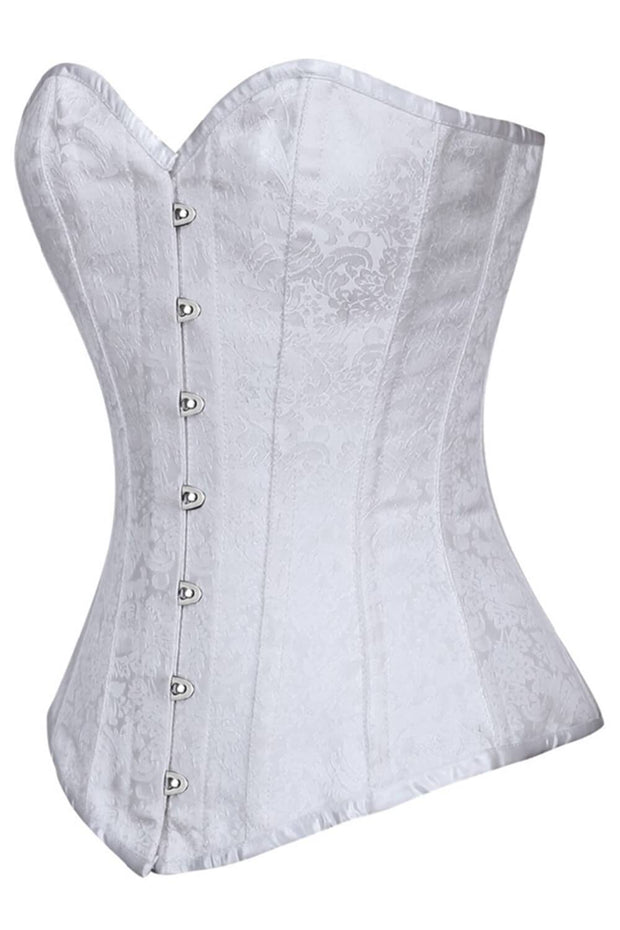Get the Bridal Look with our Best Selling Overbust White Corset