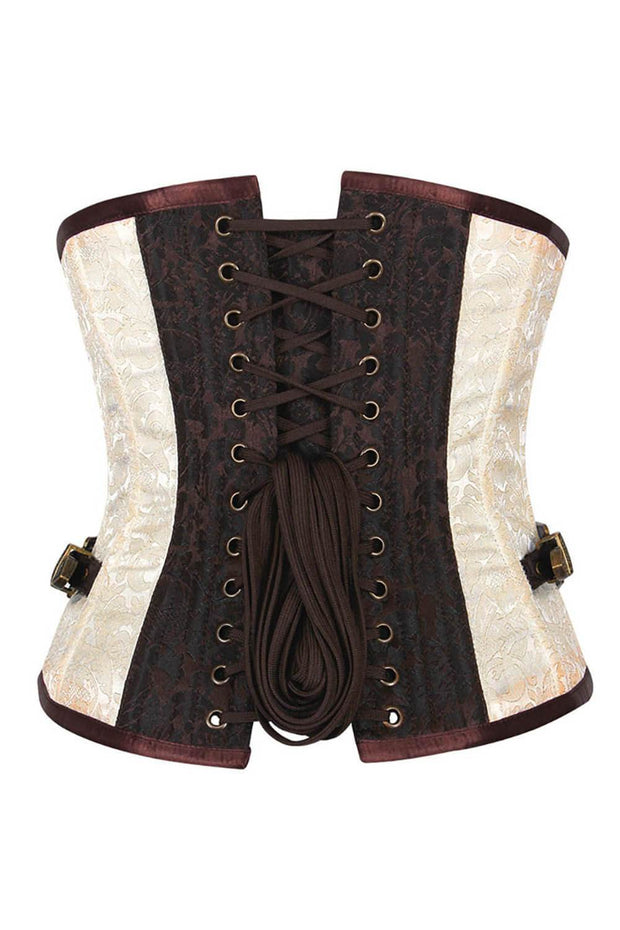 Annabelle Steampunk Underbust Brocade Corset