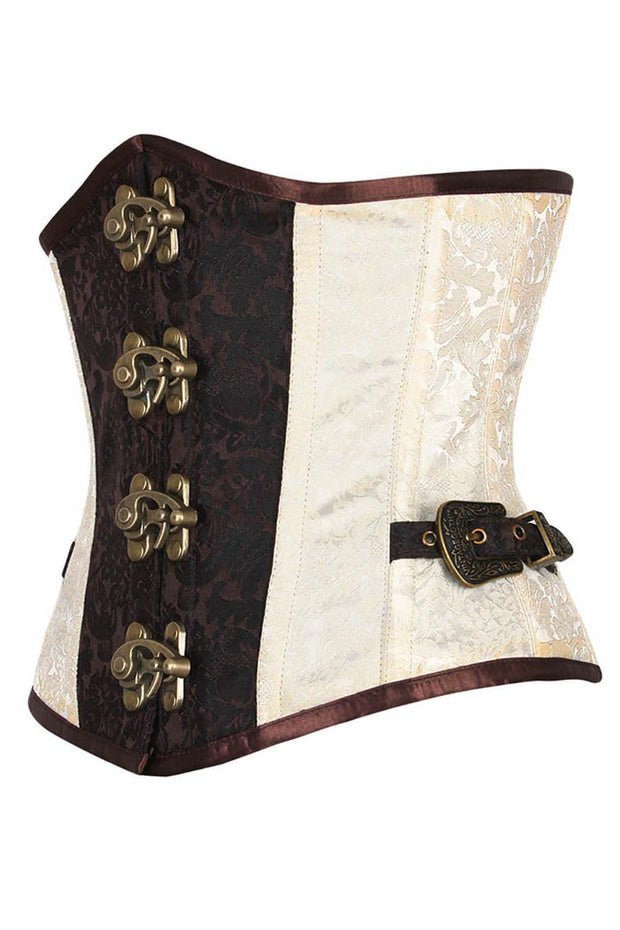 Annabelle Steampunk Underbust Brocade Corset