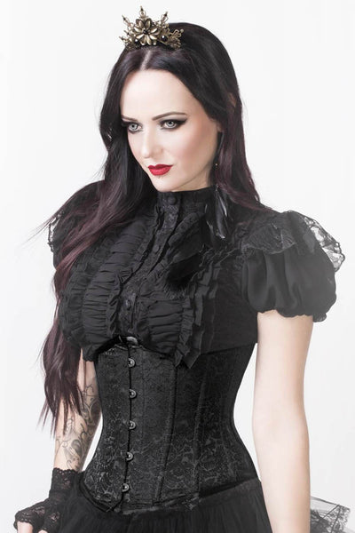 Rochelle Brocade Underbust Steel Bone Corset