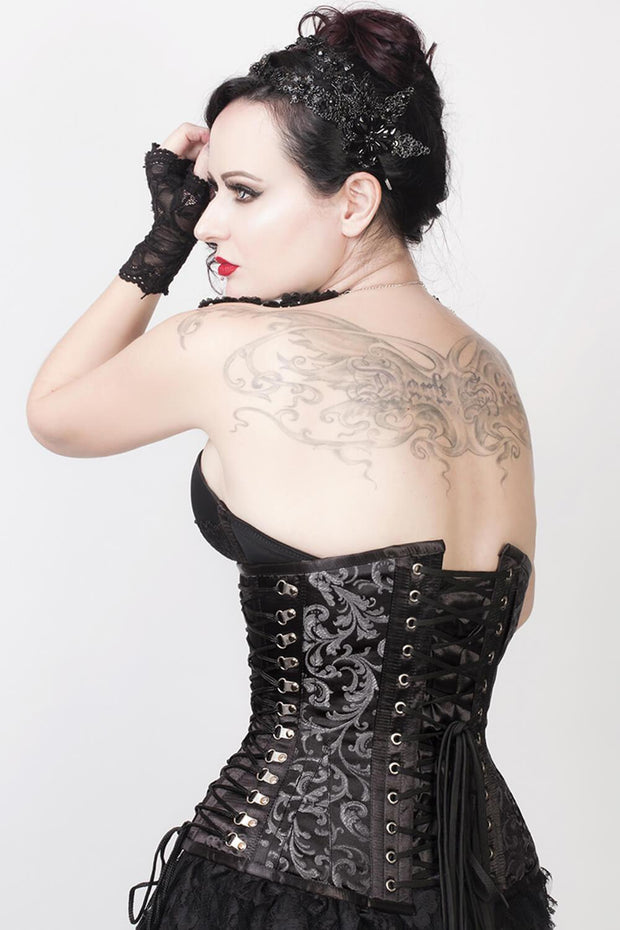 Emma Criss Cross Underbust Gothic Corset