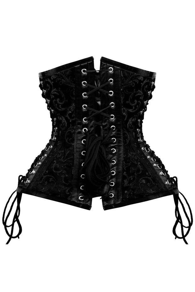 Emerson Criss Cross Underbust Gothic Corset