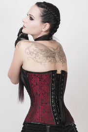 Earnest Gothic Overbust Corset with Neck Gear