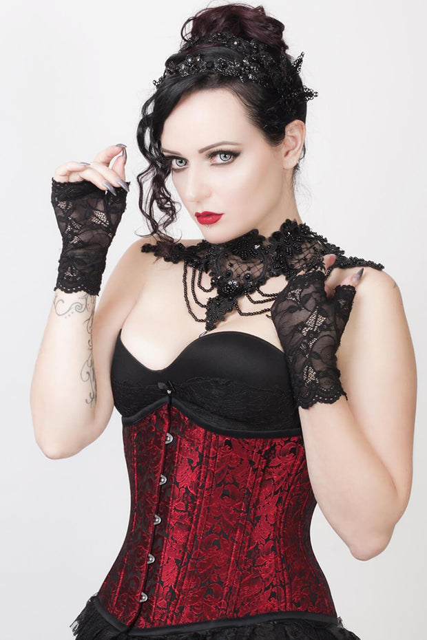 Laila Underbust Waist Training Brocade Corset