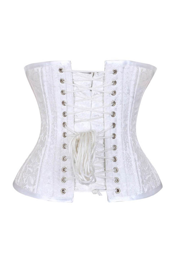 Shop Waist Trainer Corset, White Corset, Underbust Corset