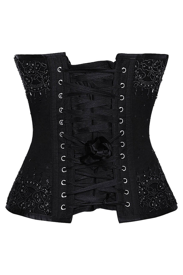 Carita Custom Made Black Overbust Couture Corset
