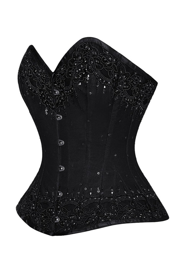 Carita Custom Made Black Overbust Couture Corset