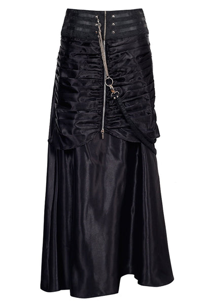 Lenard Custom Made Gothic Black Skirt