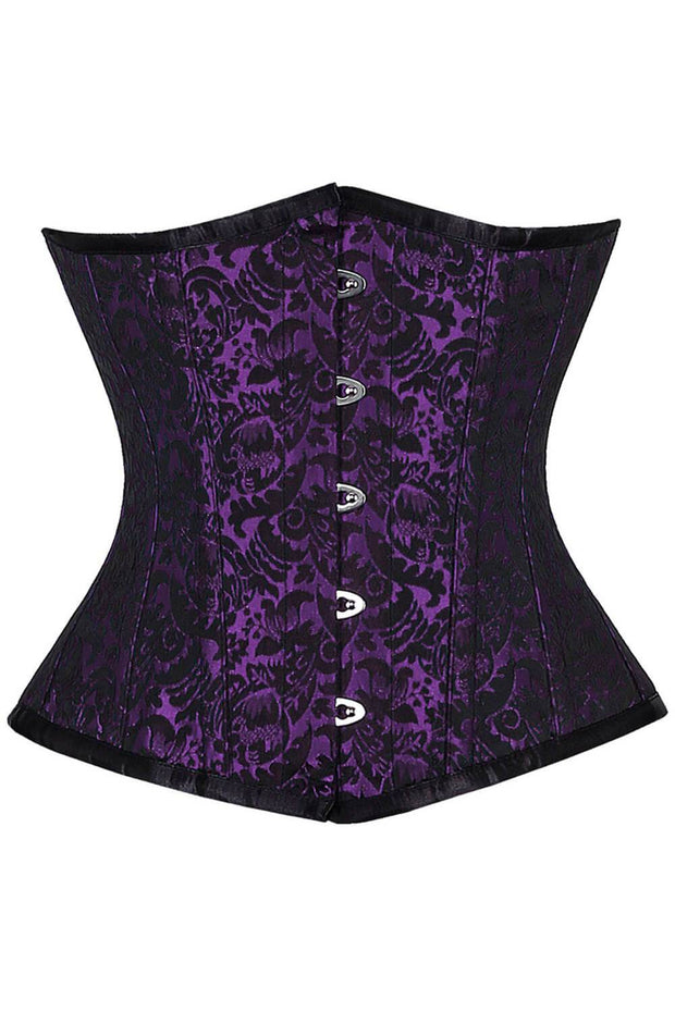 Rocio Brocade Underbust Steel Bone Corset