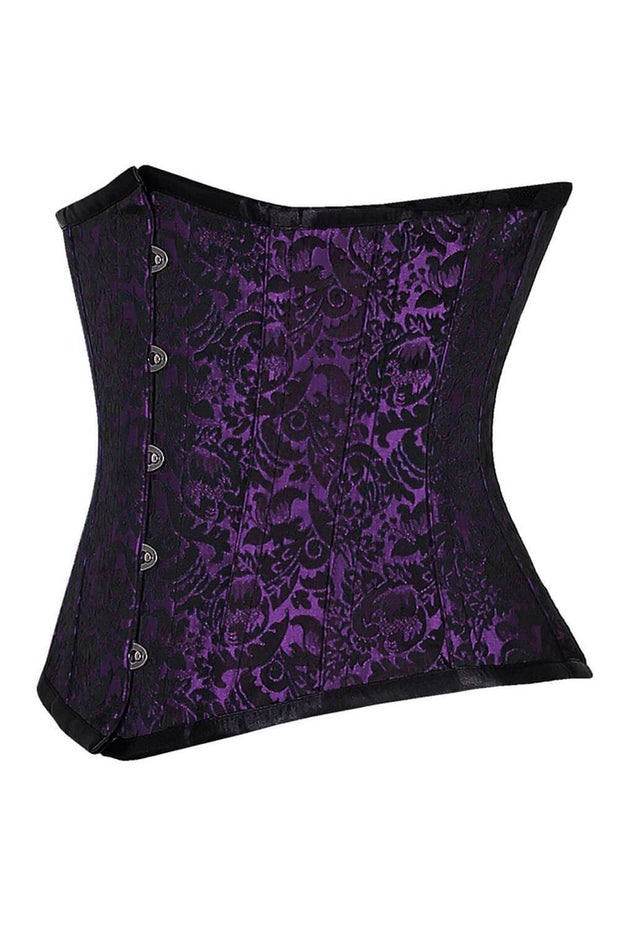 Rocio Custom Made Brocade Underbust Steel Bone Corset