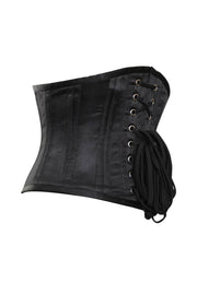 Harmony Black Satin Waist Training Corset