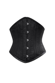 Harmony Black Satin Waist Training Corset