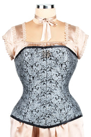 Edwardian Long Line Brocade Corset (ELC-401)