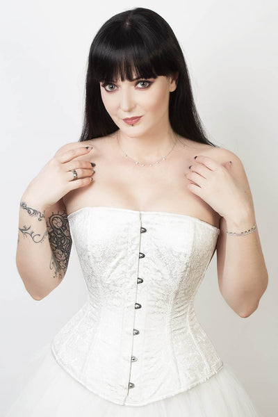 Edwardian Long Line Brocade Corset (ELC-401)