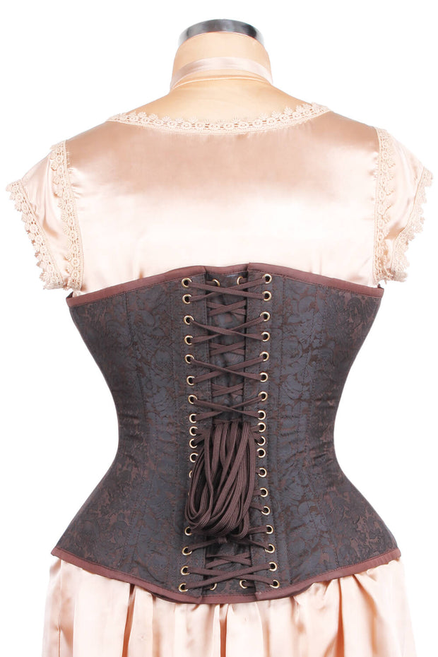Edwardian Long Line Brocade Corset (ELC-401)