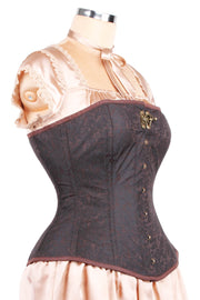 Edwardian Long Line Brocade Corset (ELC-401)
