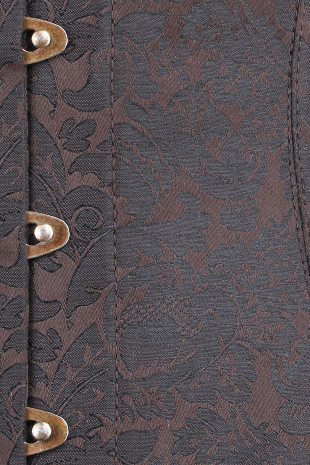 Edwardian Long Line Brocade Corset (ELC-401)