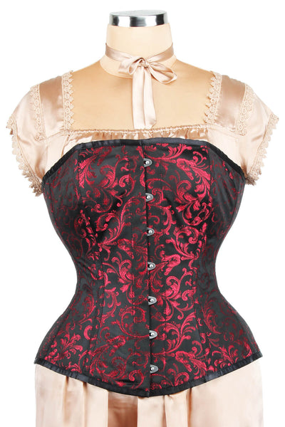 Edwardian Long Line Brocade Corset (ELC-401)