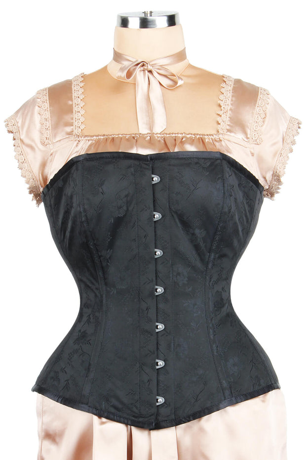 Edwardian Long Line Brocade Corset (ELC-401)