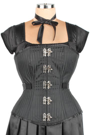 Edwardian Brocade Fan Lacing Corset (ELC-401)