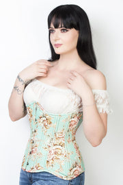 Cotton Printed Custom Made Waist Training Corset (ELC-102)