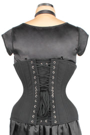 Black Cotton Waist Training Corset (ELC-102)