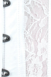 Mesh with Lace Overlay Waist Trainer Corset (ELC-102)