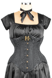 Brocade Underbust Waist Reducing Corset (ELC-501)
