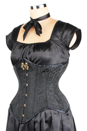 Brocade Underbust Waist Reducing Corset (ELC-501)