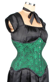 Underbust Waist Trainer Brocade Corset (ELC-501)