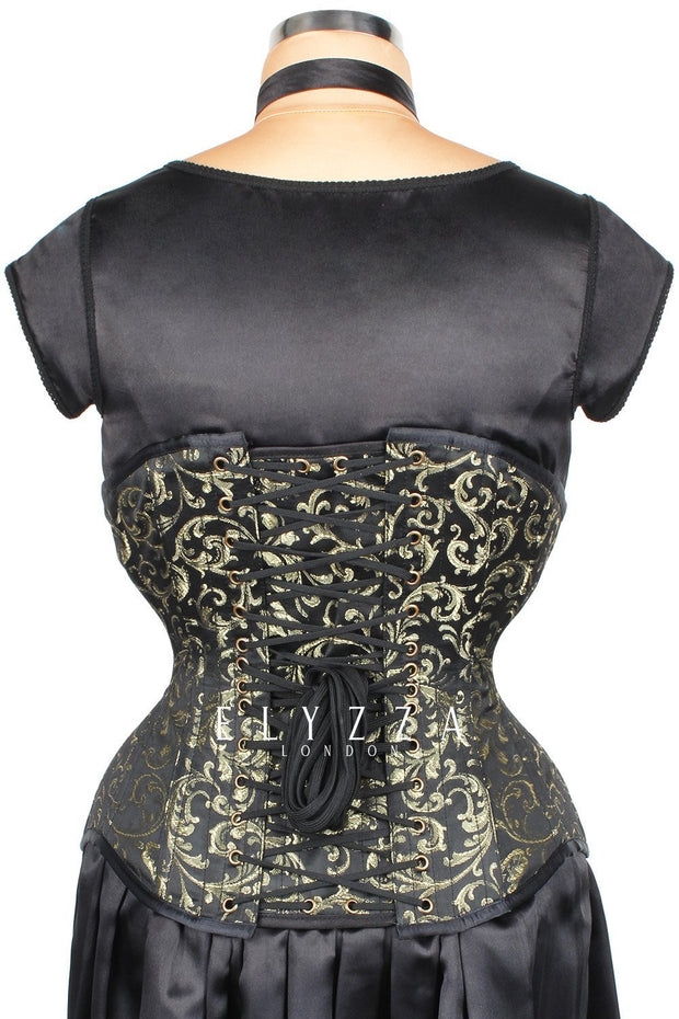 Steampunk Brocade Waist Reducing Corset (ELC-501)