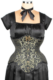 Steampunk Brocade Waist Reducing Corset (ELC-501)