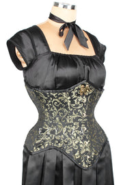 Steampunk Brocade Waist Reducing Corset (ELC-501)