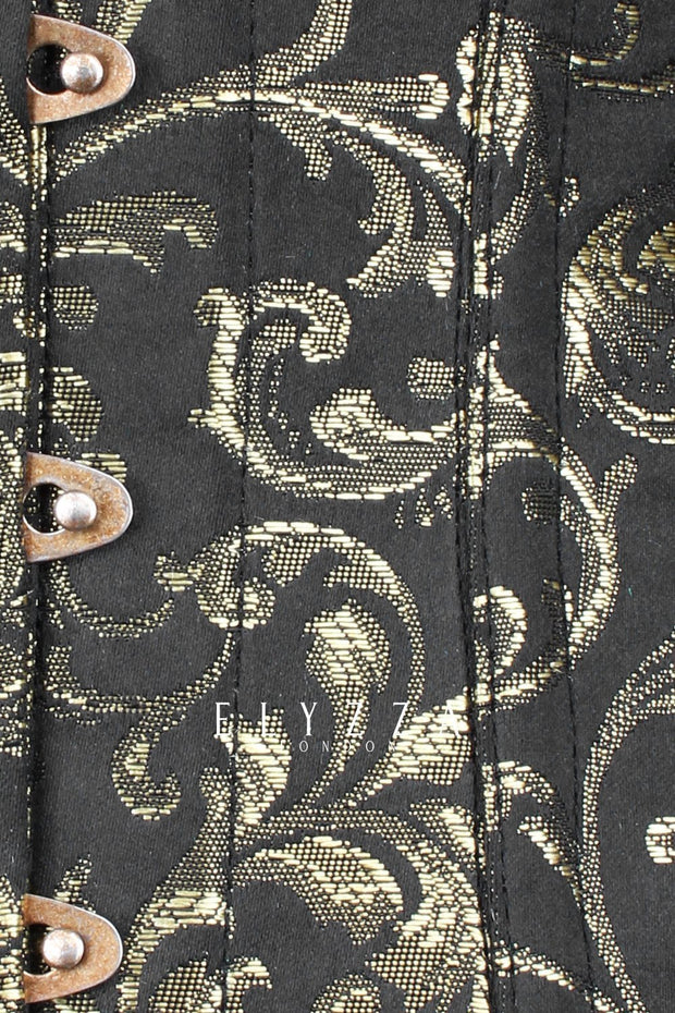 Steampunk Brocade Waist Reducing Corset (ELC-501)