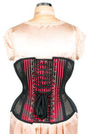 Steel Boned Mesh with Brocade Corset (ELC-501)
