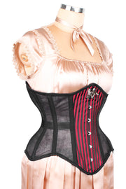 Steel Boned Mesh with Brocade Corset (ELC-501)