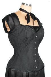 Monroe Waist Reducing Overbust Brocade Corset