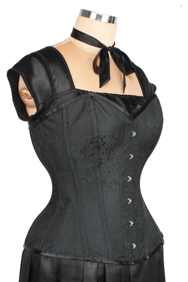Monroe Waist Reducing Overbust Brocade Corset