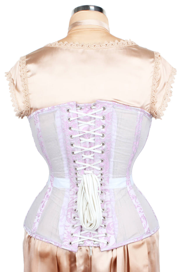 Mesh with Brocade Waist Training Corset (ELC-701)