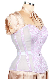 Mesh with Brocade Waist Training Corset (ELC-701)