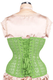 Mesh with Lace Overlay Underbust Corset (ELC-102)